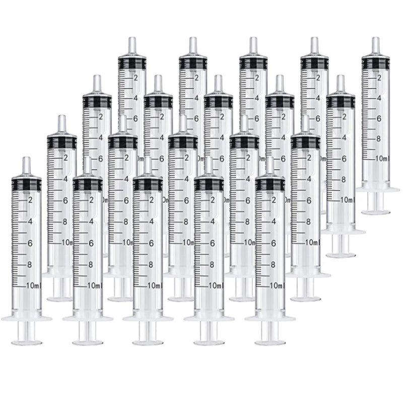 2-20Pcs Plastic Reusable Syringe (1ml-10ml) – Hydroponics, Measuring ...