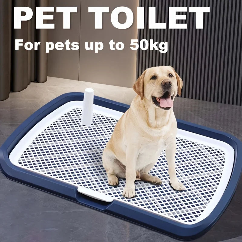 Dog Potty Training Toilet Tray with Removable Net – Reusable Plastic P ...