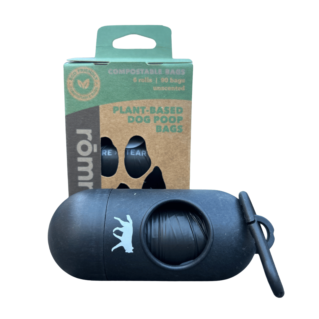 Compostable Plant-Based Dog Poop Bags + Bamboo Dispenser 🌱🐾 – Ruff-Cut Shop
